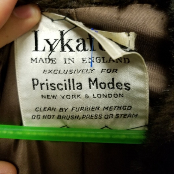 Vintage Lykafur Priscilla Modes Faux Fur D - Picture 3 of 6